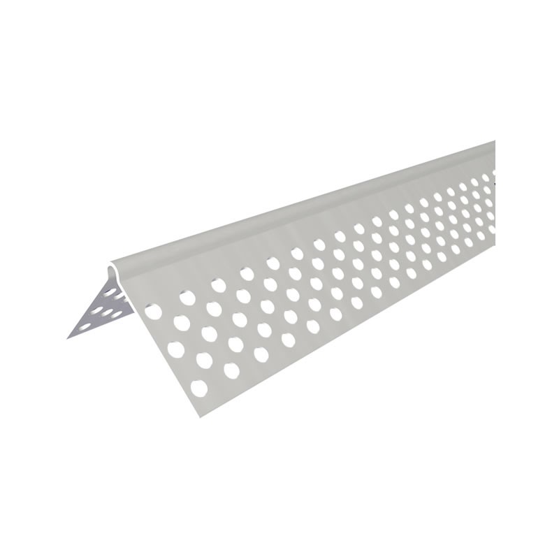 ESQUINERO YESO PLASTICO PVC 1 1/4 X 10