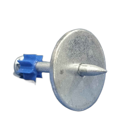 CLAVO YESO CON ARANDELA 1 1/4 BLUE POINT 100UND